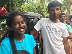 Two of the many, many locals who helped us organise and distribute flood relief